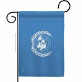 Guarderia 13 x 18.5 in. United Nations Association Organization Garden Flag with Double-Sided Horizontal GU3904676